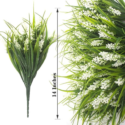 20 Bundles Artificial Plants Outdoor Fake Monkey Grass - Image 2
