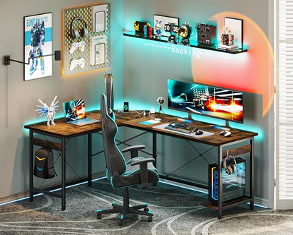 Coleshome 59" L Shaped Gaming Desk - Image 2