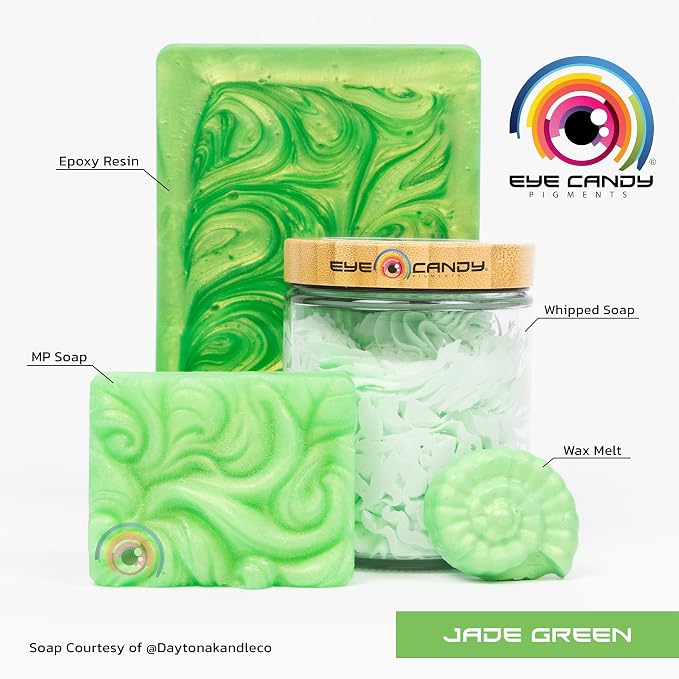 Eye Candy Pigments Premium Green Mica Powder - Image 2