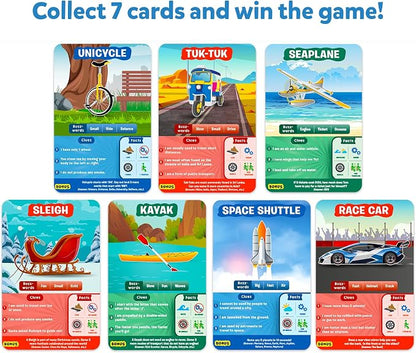 Skillmatics Guess in 10 Things That Go, Kids Who Love Card Games, Educational - Image 5