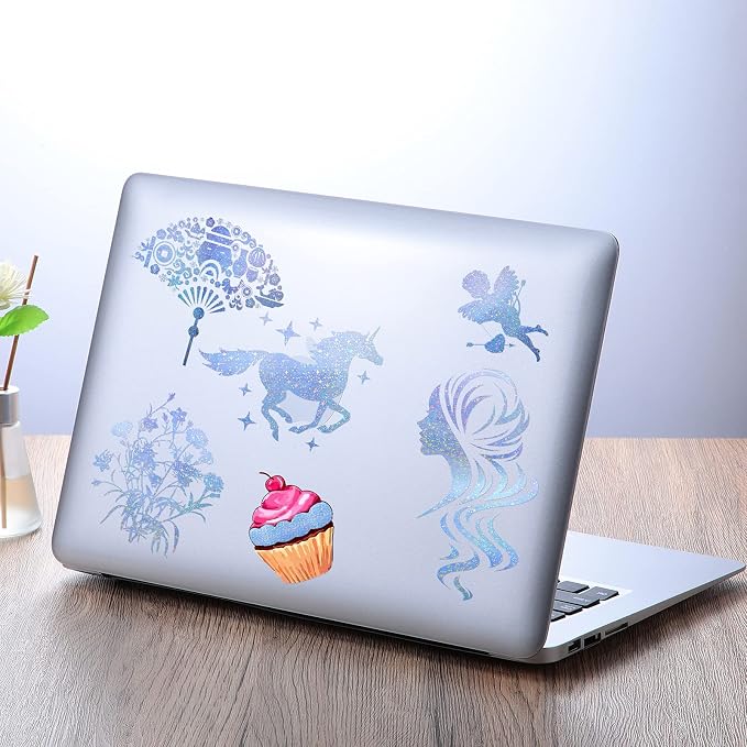 Outus 24 Sheets Holographic Sticker Paper Holographic Laminate Sheets - Image 6
