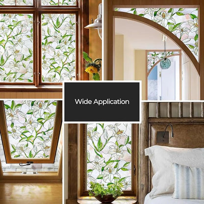 3D Stained Glass Window Film, Decorative Window Privacy Film - Image 7
