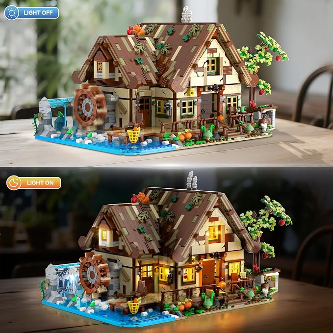 Wood Cabin Mini Building Set - Image 5