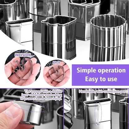 Polymer Clay Cutters for Earring Making 181pcs Clay Tools Set - Image 4