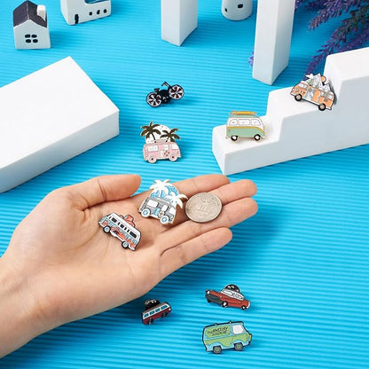 Mixed Enamel Pins for Backpacks, Beadthoven Cute Enamel Brooch Pins Set - Image 6
