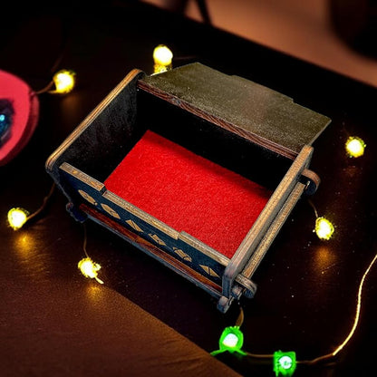 Dice Box - BLACK - 6x4x3 Also holds jewelry and great - Image 7