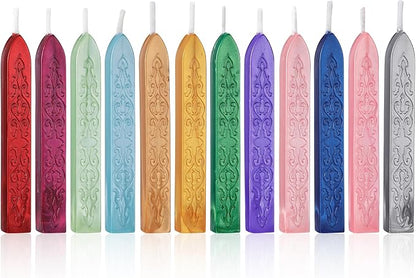 Yoption 12 Pcs Mixed Colors Sealing Wax Sticks by Yoption