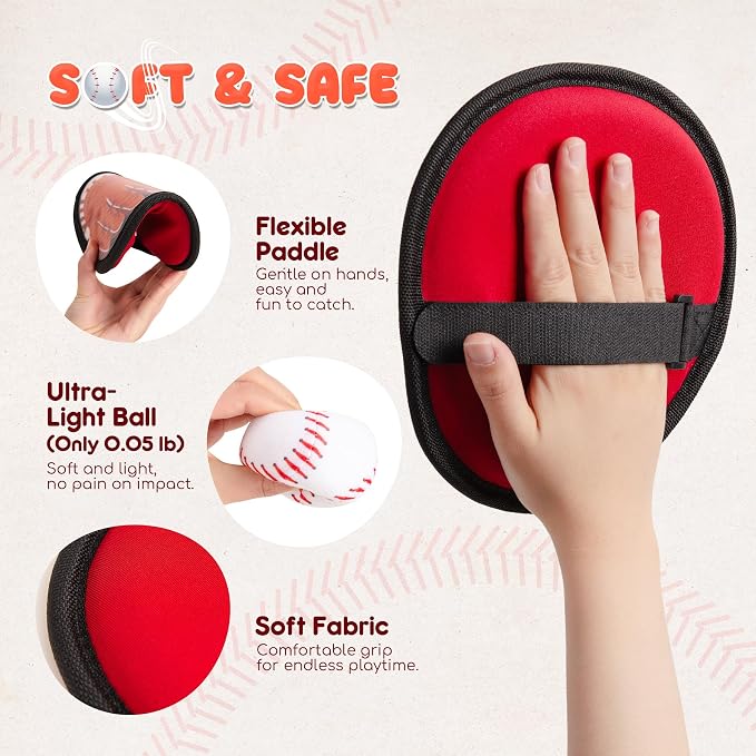 Playzap Toss and Catch Ball Set - Image 3