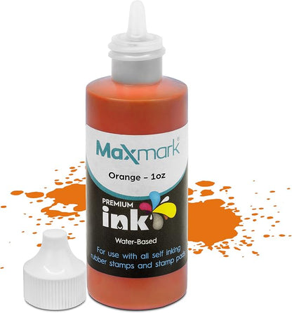 MaxMark Premium Refill Ink for self Inking Stamps and Stamp Pads by Maxmark