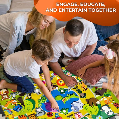 QUOKKA Zoo Felt Board for Kids 3-5 Years Old - Image 6
