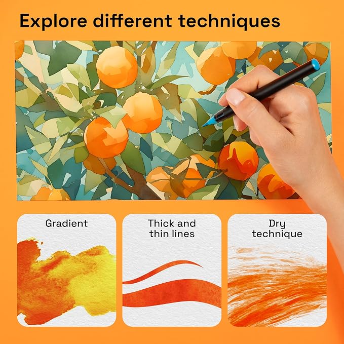 ARTISTRO 100 Watercolor Markers Teacher Appreciation Gifts – Brush Pens - Image 4
