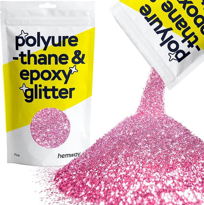 Hemway Polyurethane & Epoxy Resin Glitter 100g / 3.5oz Metallic Crystal Flake by Hemway