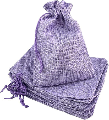 Palmhomee Pack of 25 Burlap Gift Bags by Palmhomee