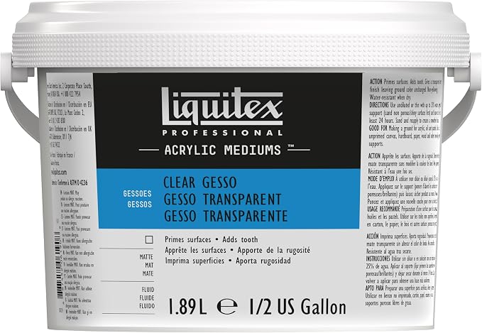 Liquitex Professional Gesso Surface Prep Medium, 1.89L Bucket by Liquitex
