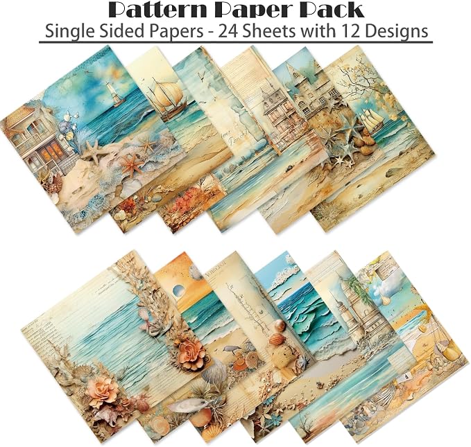 YASMEN 6"x6" Scrapbook Paper Pad - Image 6