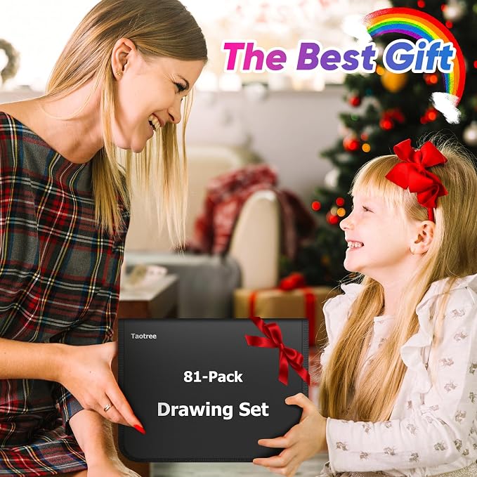 Taotree 81 Pack Art Supplies for Adults Kids Teen Artists Gifts, Pro Art Kit - Image 7