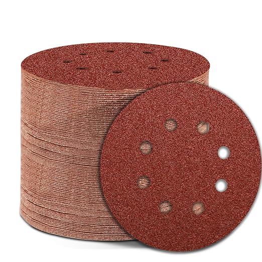 180 Grit 5 Inch Sanding Discs Hook and Loop Sandpaper by SzarintSurfaceCareSolution