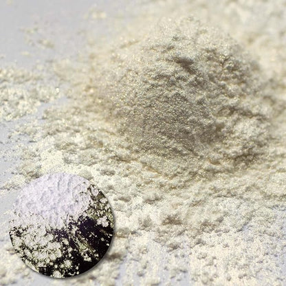 Ceya Interference Mica Powder, 1.8oz/ 50g Ghost Gold Chrome Nail Powder - Image 2