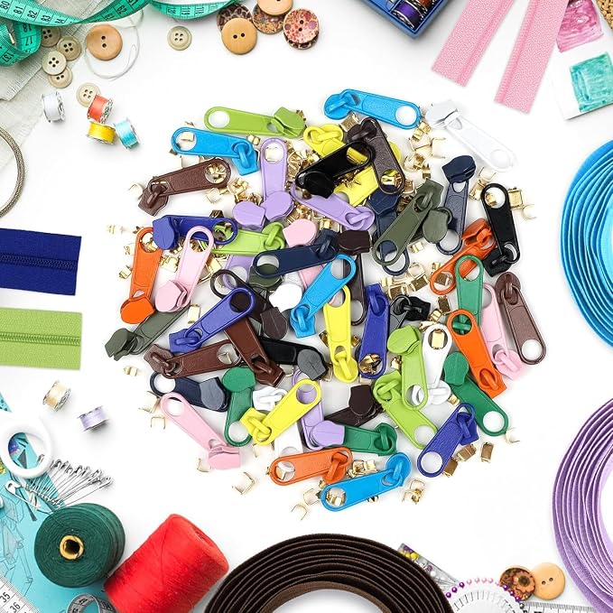 DOITEM 14 Colors Zippers by Yard, 3 mm Zipper 39 Meter 43.5 Yard Nylon Endless - Image 7