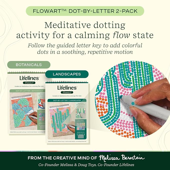 Lifelines FlowArt Activity Pad, Botanicals & Landscapes - Image 2