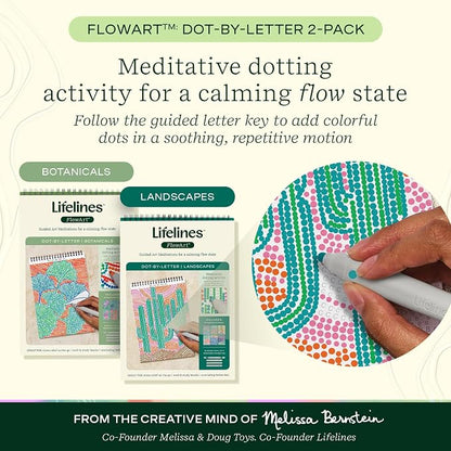 Lifelines FlowArt Activity Pad, Botanicals & Landscapes - Image 2