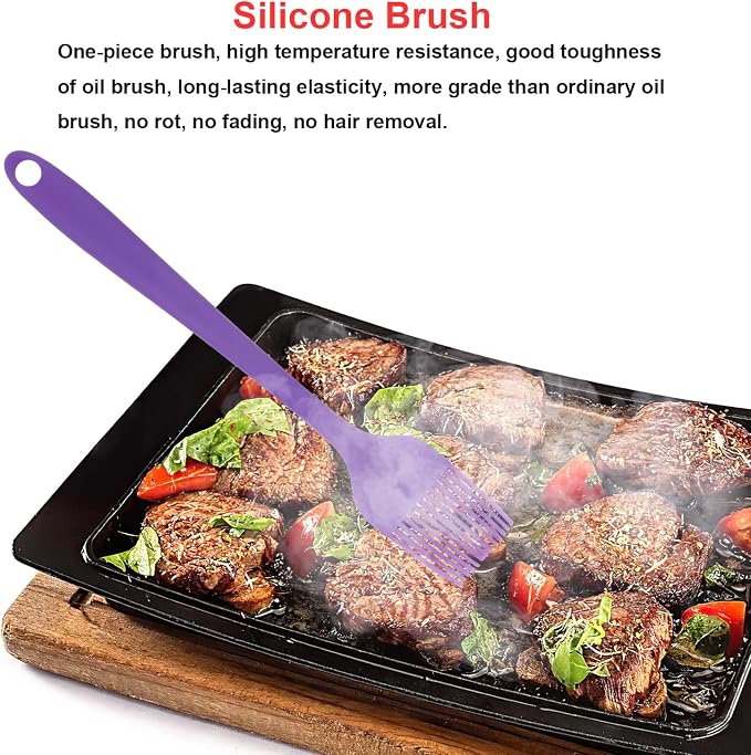 Silicone Spatulas Set, Rubber Spoon Spatula Heat Resistant Spoonula One Piece - Image 4