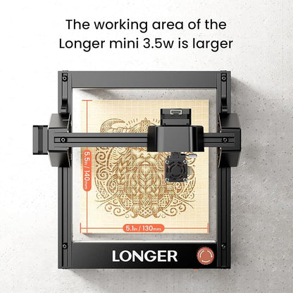 LONGER Ray5 mini Laser Engraver, 12000mm/min High-Speed Cutter - Image 5