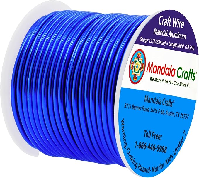 Mandala Crafts 12 Gauge Anodized Aluminum Craft Wire - Image 2