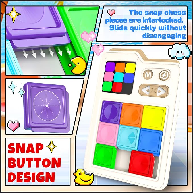 SMILESSKIDDO Super Slide Puzzle Games, Original 1000+ Challenges & 3 Modes - Image 7