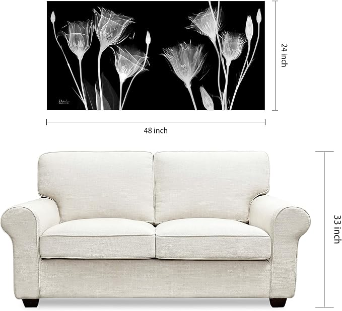 Empire Art Direct Frameless Free Floating Tempered Glass Panel Graphic Flower - Image 9