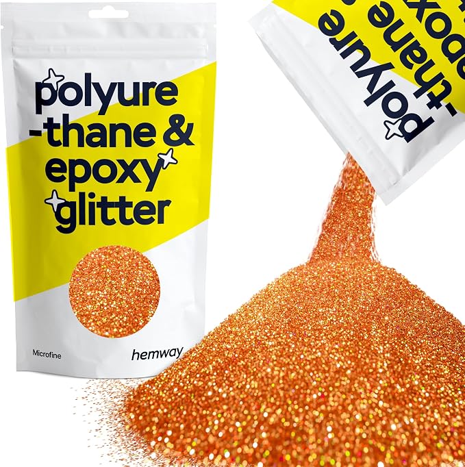 Hemway Polyurethane & Epoxy Resin Glitter 100g / 3.5oz Metallic Crystal Flake by Hemway
