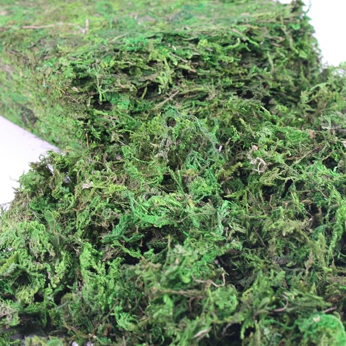 Artificial Moss, 10.5 OZ Green Moss by YGbridge