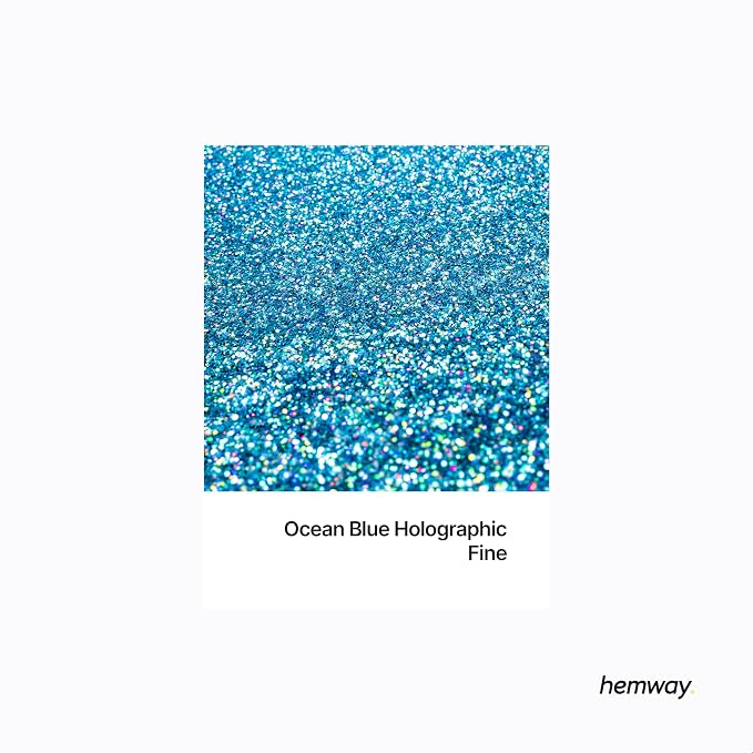 Hemway Polyurethane & Epoxy Resin Glitter 100g / 3.5oz Metallic Crystal Flake - Image 2