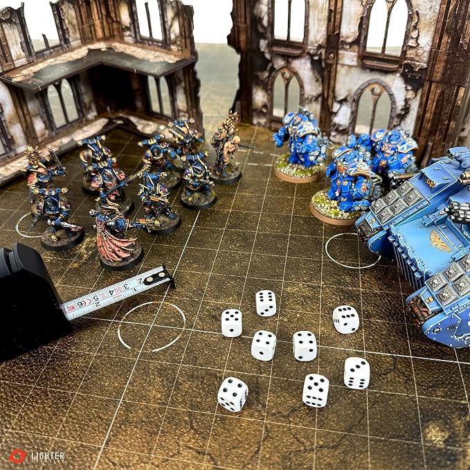 44'' x 60'' Battle Mat Gridded War-Gaming Mat - Image 6