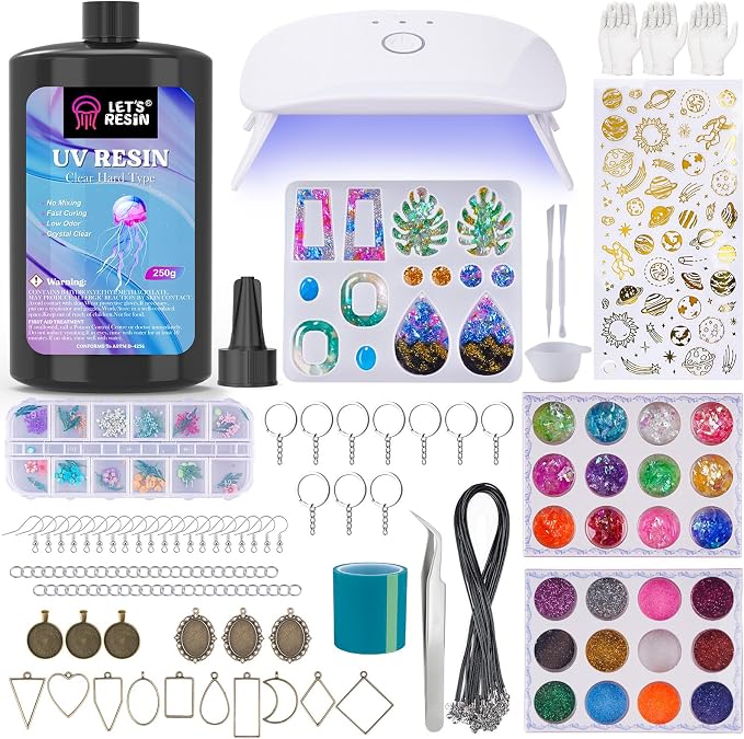 LET'S RESIN Jewelry Making Kit by LETSRESIN