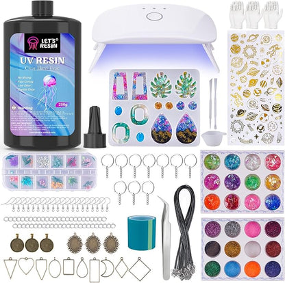 LET'S RESIN Jewelry Making Kit by LETSRESIN