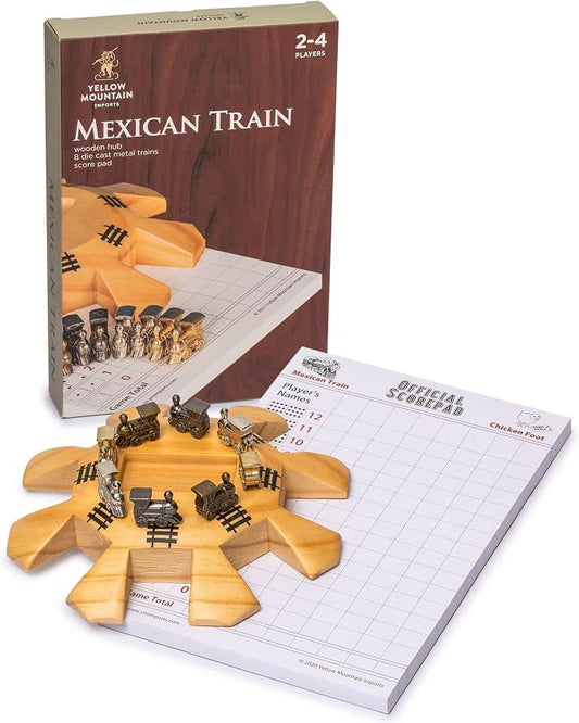 Yellow Mountain Imports Mexican Train Dominoes Accessory Set by YellowMountainImports