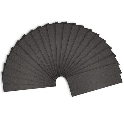 Sandpaper 180 Grit, Wet Dry Sanding Sheets 9x3.6 inch by Shineboc