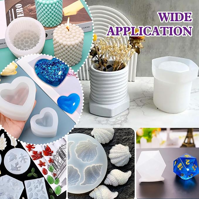 Silicone Mold Making Kit - 150oz Elastic Liquid Silicone Rubber - Image 6
