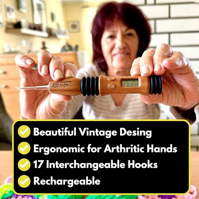 Everything Crochet Vintage Counting Crochet Hook Set - Image 5