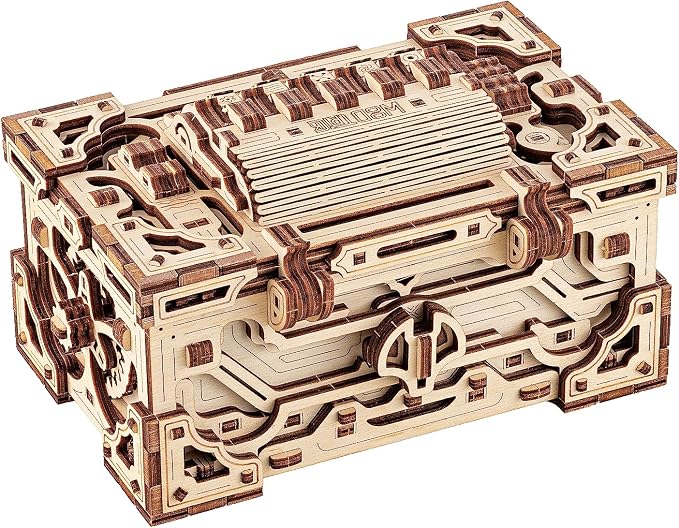 Wood Trick Enigma Chest Lock Puzzle Box Wooden 3D Puzzles - Image 9