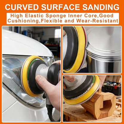 24 PCS 5 Inch Sanding Sponge Discs - Image 4