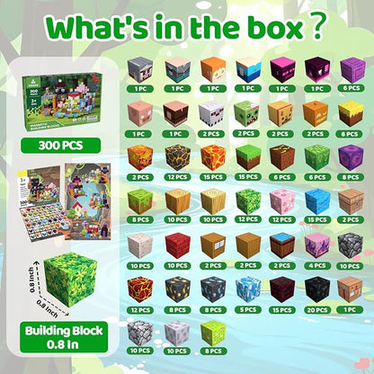 300 PCS Magnetic Blocks - Image 2