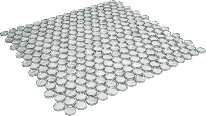 Glass Penny Round 1.03 sq ft/Piece Pack of 1, Kitchen Backsplash, Shower Walls - Image 7