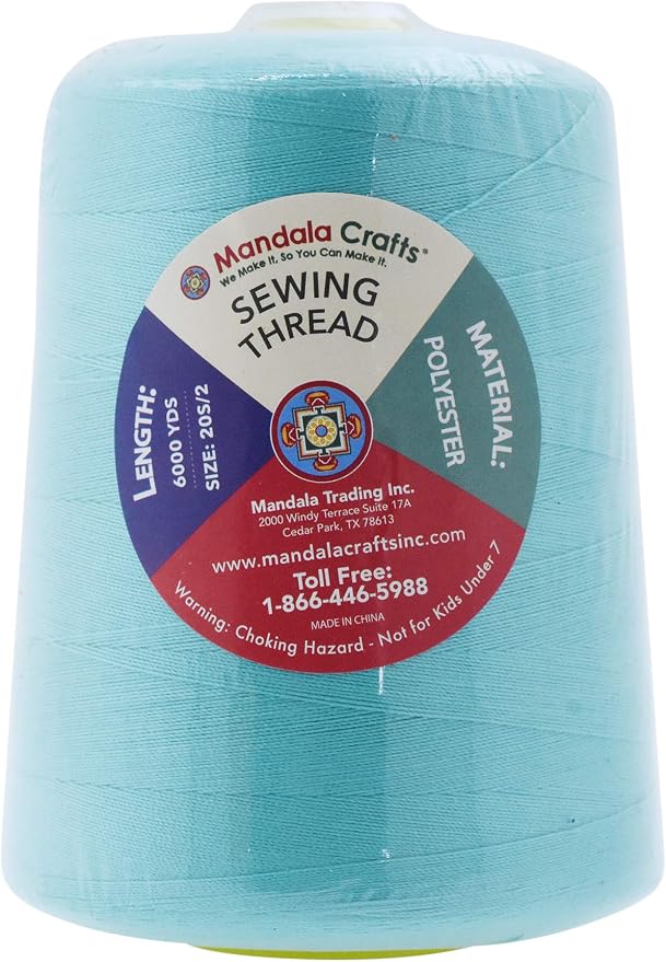 Mandala Crafts 4 Pack of Serger Threads Cones Spools - Image 3