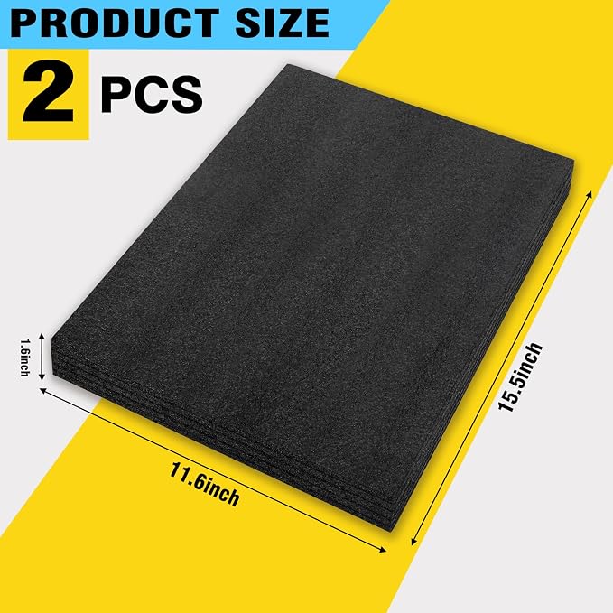 Black Customizable Polyethylene Foam Sheets - Image 2