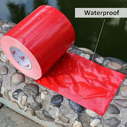 BOMEI PACK 6" Red Duct Tape, Wide Roll, 6 Inches x 60 Yards, 9 Mil Thick Heavy - Image 6