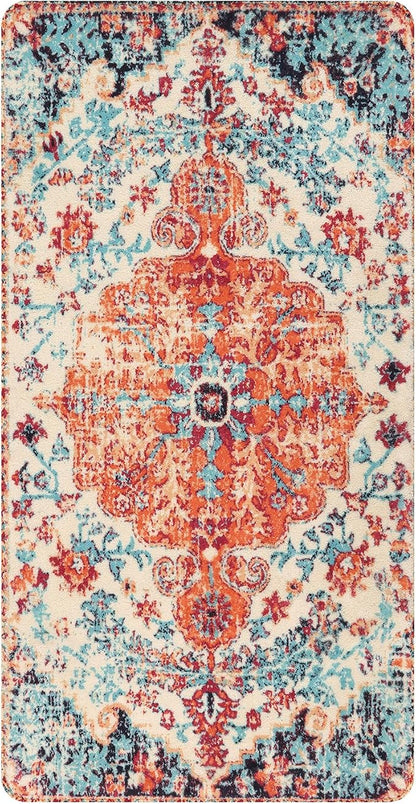 Lahome Bohemian Floral Medallion Runner Rug - Image 10