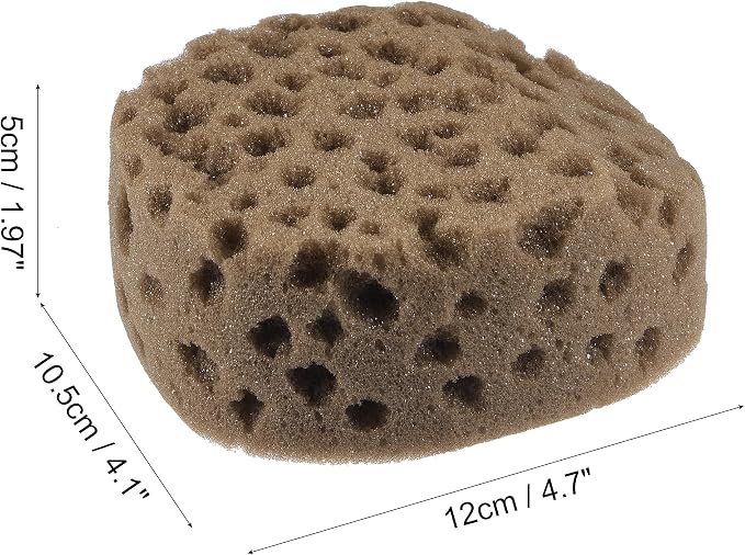 uxcell Knockdown Texture Sponge 4.7"x4.1" Faux Sponge Painting Supplies Drywall - Image 2