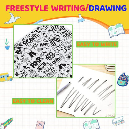 30 Pcs Dry Erase Answer Paddle 7 x 9 Inch Handheld Wooden White Board Double - Image 4